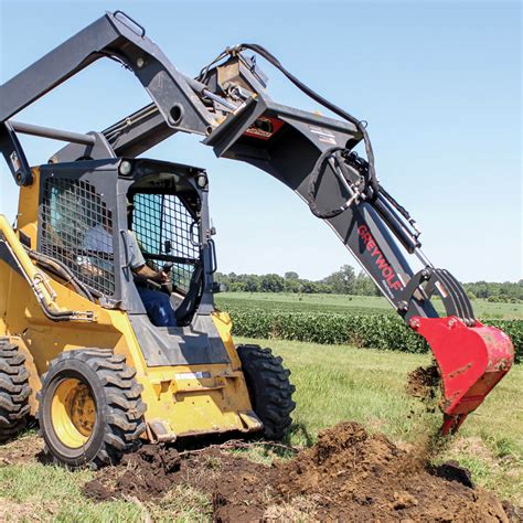 backhoe attachment for skid steer|backhoe to skid steer adapter.